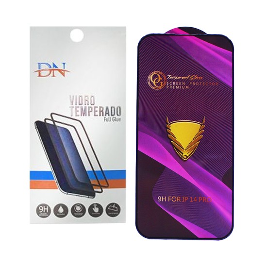 DN FULL GLUE GLASS PROTECTOR FOR APPLE IPHONE 14 PRO BLACK DN FULL GLUE GLASS PROTECTOR FOR APPLE IPHONE 14 PRO BLACK